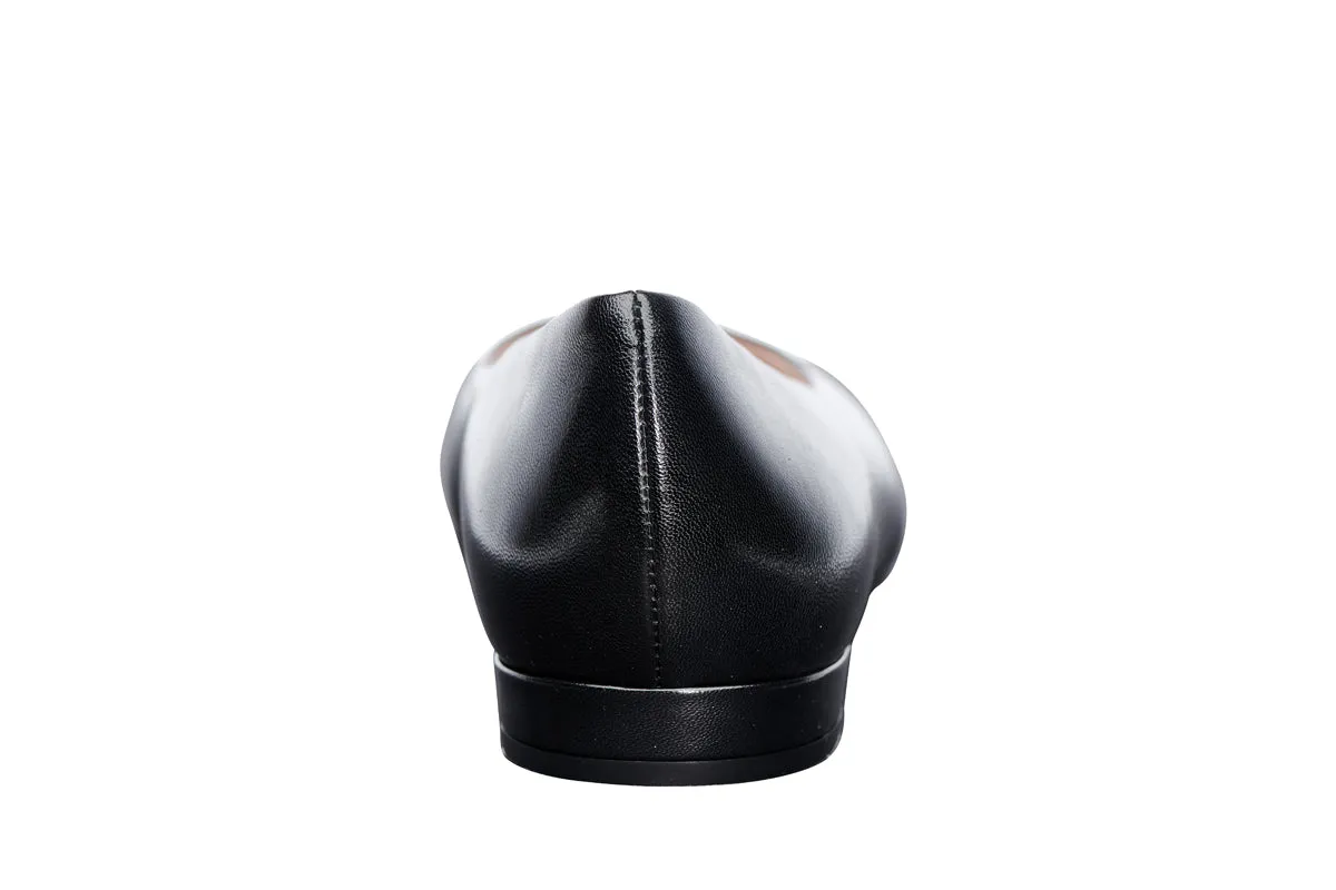 Louise M Classic Flat - Black