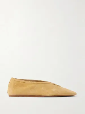Luna suede ballet flats