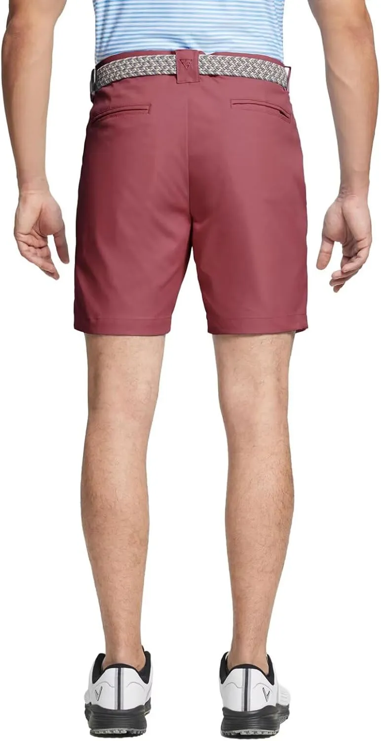 M MAELREG Golf Shorts Men 7 inch 9 inch Quick Dry Stretch Waist Moisture Wicking Water-Repellent Flat Front Flex Mens Shorts