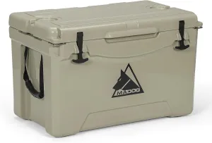MADOG Portable Beach Cooler, Leak-Proof Travel Hard Cooler for 5-7 Days Ice Retention, LLDPE Portable Compact Coolers, Great for Beach, Picnic, Fishing and Camping