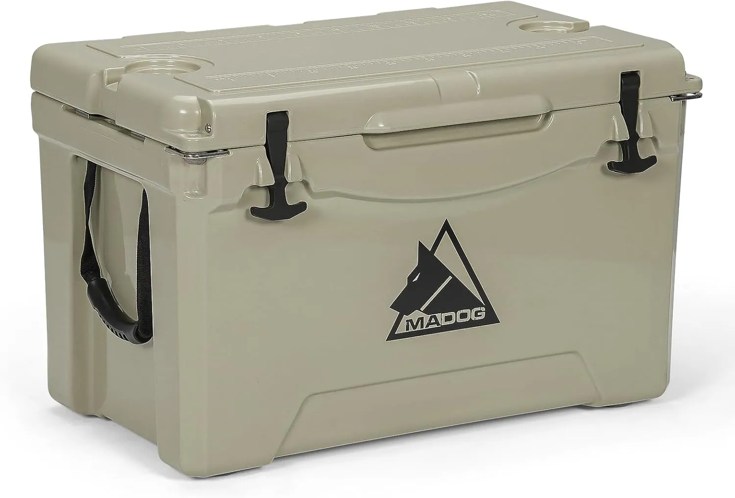 MADOG Portable Beach Cooler, Leak-Proof Travel Hard Cooler for 5-7 Days Ice Retention, LLDPE Portable Compact Coolers, Great for Beach, Picnic, Fishing and Camping