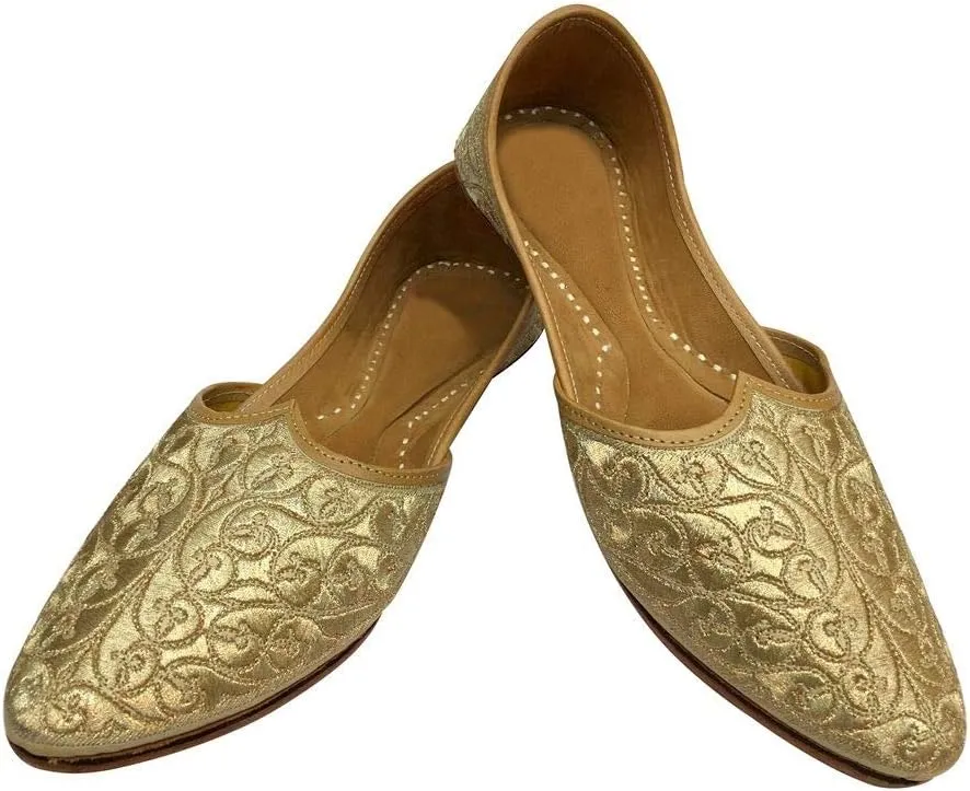 Maharaja Look Old Mens Khussa Shoes Mojari Punjabi Jutti Leaher Shoes
