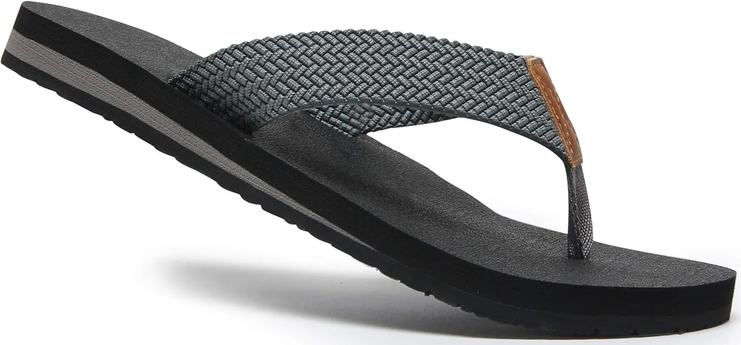 MAIITRIP Men's Soft Comfort Flip Flops(Size:7-15)