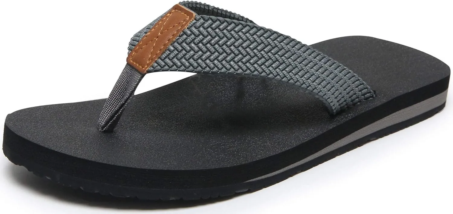MAIITRIP Men's Soft Comfort Flip Flops(Size:7-15)