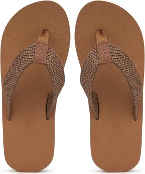 MAIITRIP Men's Soft Comfort Flip Flops(Size:7-15)