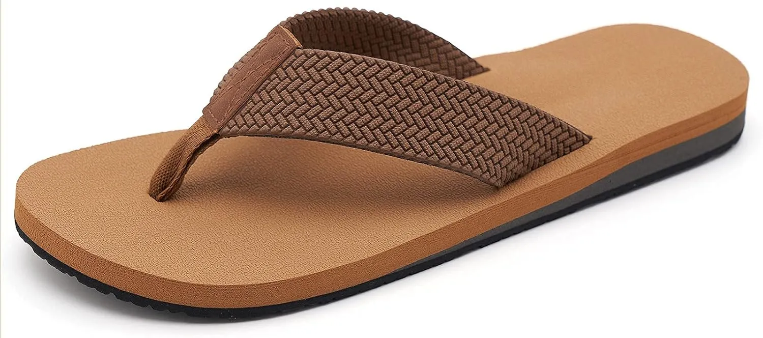 MAIITRIP Men's Soft Comfort Flip Flops(Size:7-15)