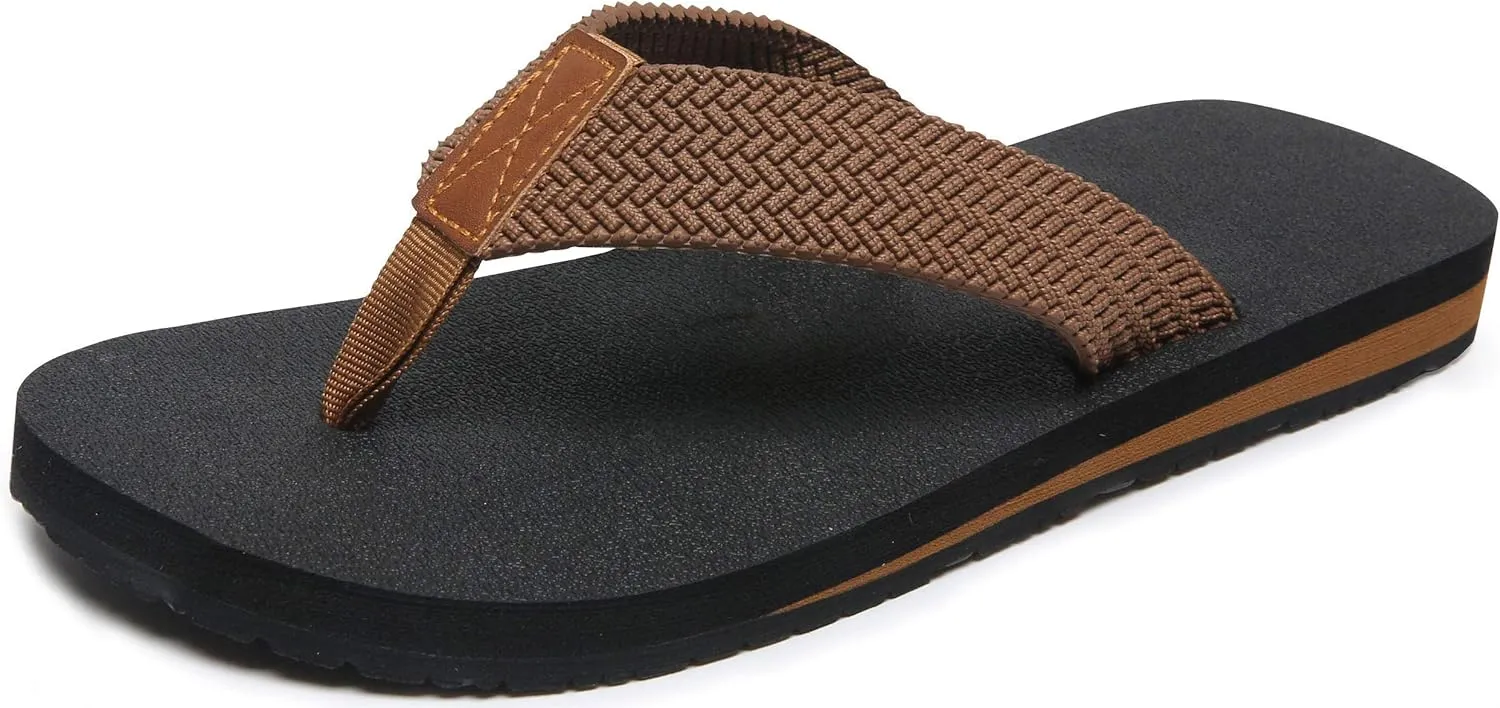 MAIITRIP Men's Soft Comfort Flip Flops(Size:7-15)