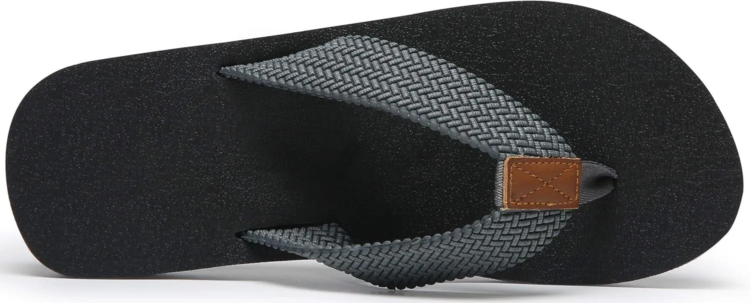 MAIITRIP Men's Soft Comfort Flip Flops(Size:7-15)