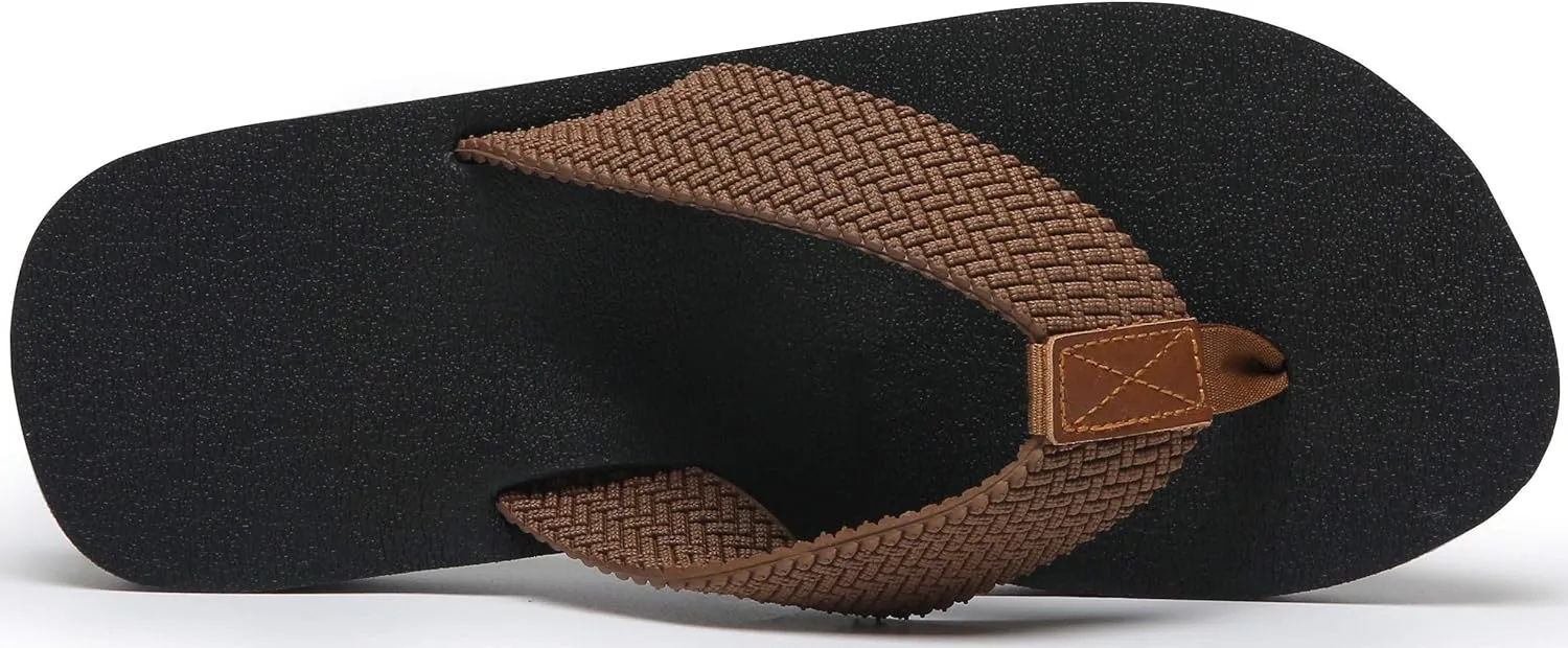 MAIITRIP Men's Soft Comfort Flip Flops(Size:7-15)