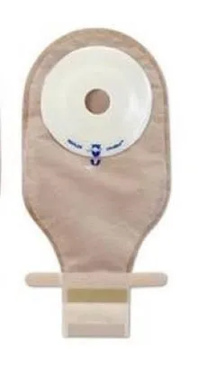 Marlen 53448 UltraMax Drainable Flat Pouch, AquaTack Hydrocolloid Barrier, Kwick-Klose Fastener, 1(7/8)", Opaque, Box of 5