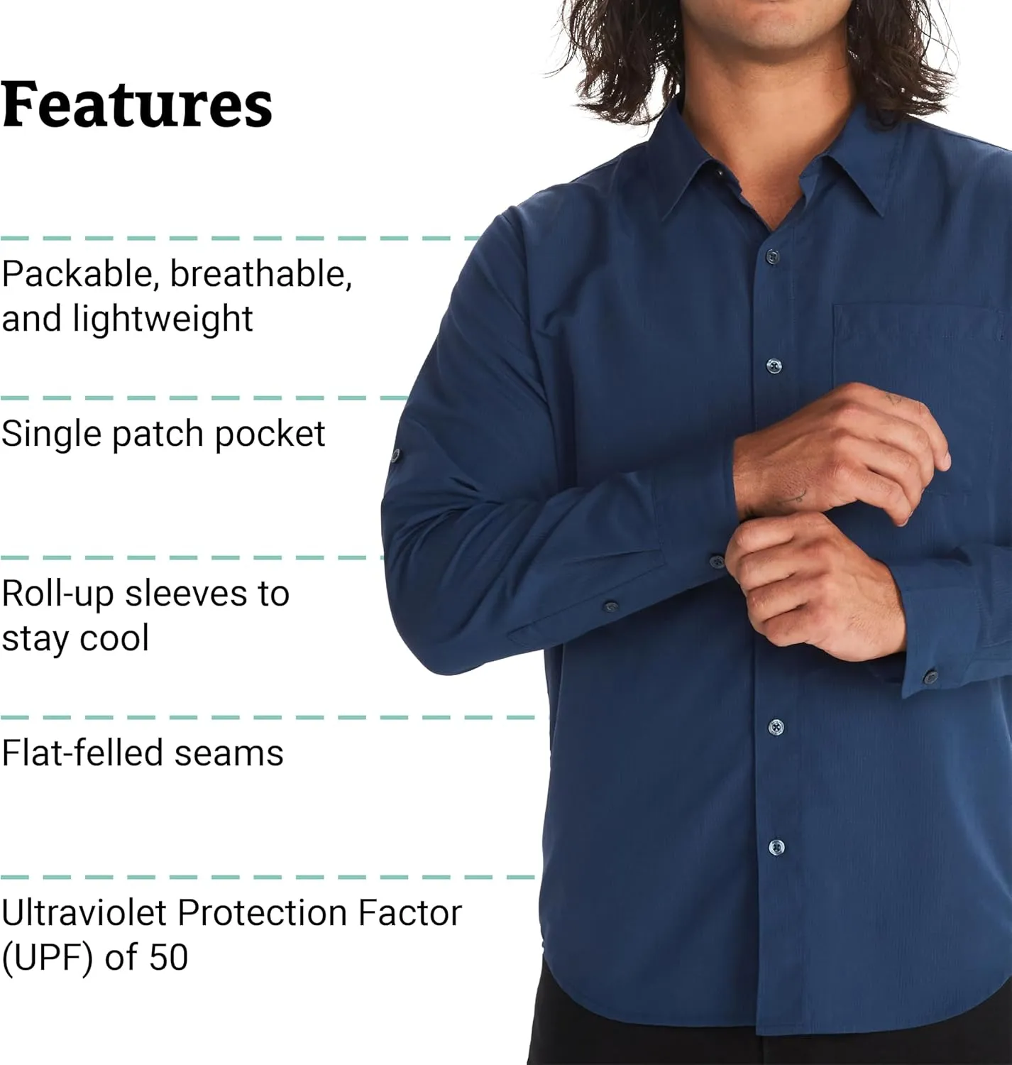 MARMOT Men's Aerobora Long Sleeve Shirt