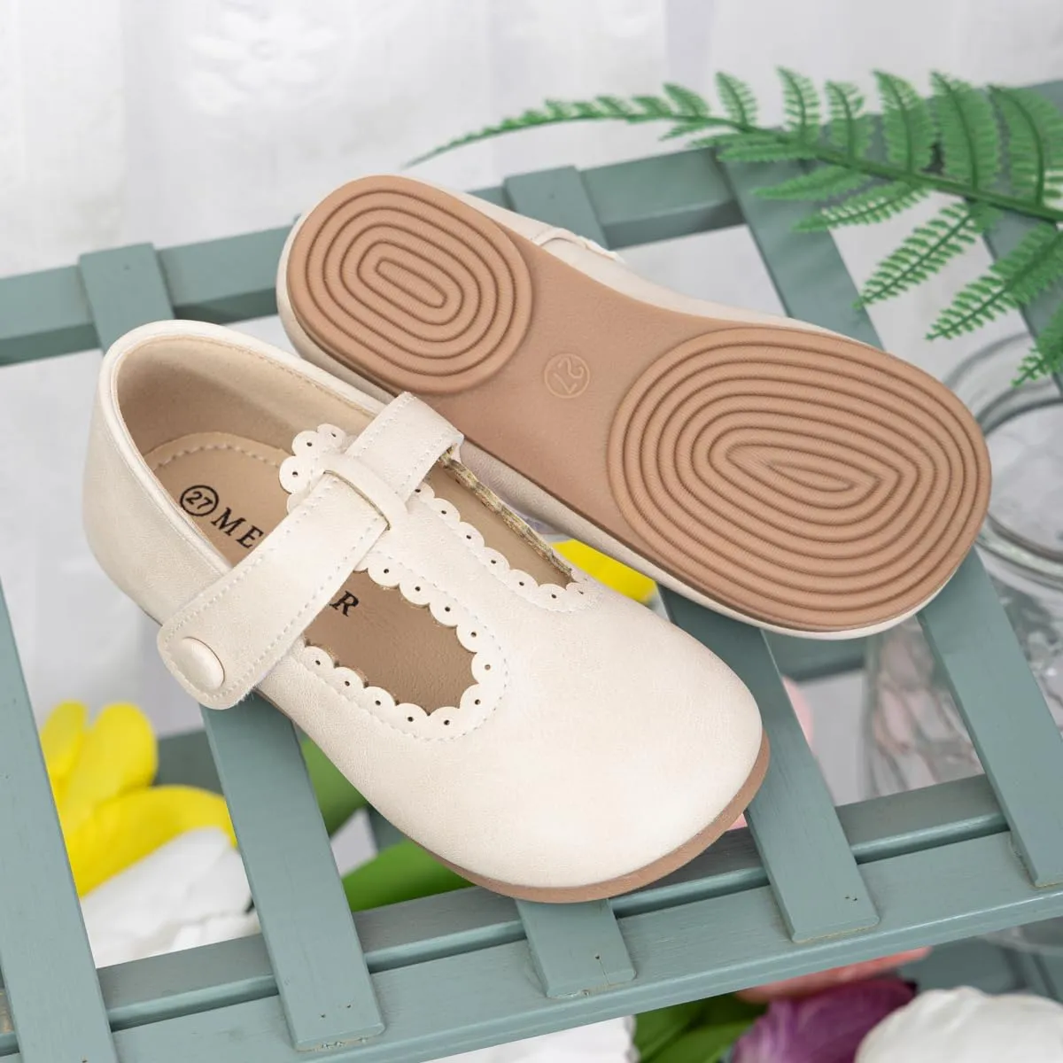 Mary Jane Little Girls Dress Shoes Toddler Baby Ballet Flats Flower Girls Wedding Party Bow Princess Kid Shoes