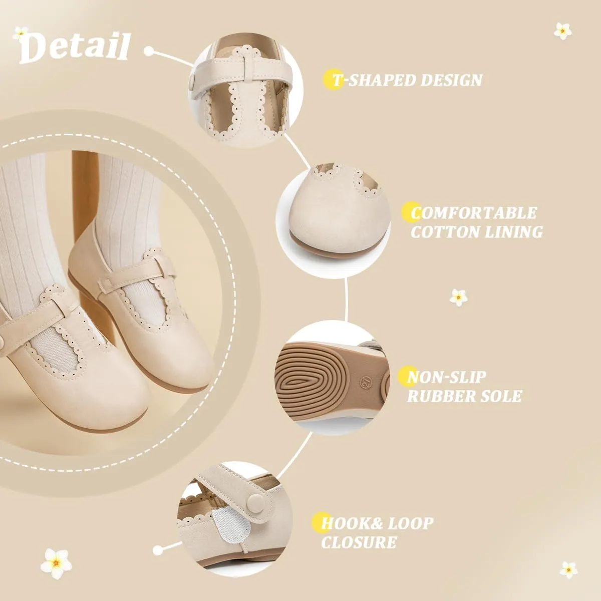 Mary Jane Little Girls Dress Shoes Toddler Baby Ballet Flats Flower Girls Wedding Party Bow Princess Kid Shoes