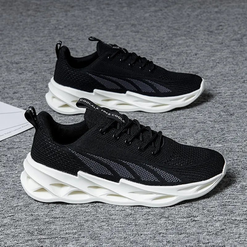 Mens Fashion Breathable Mesh Running Sports Shoes