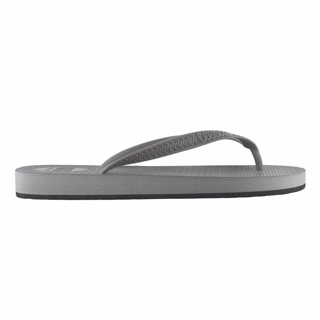 Men's Flip Flops Grey with Grey Strap