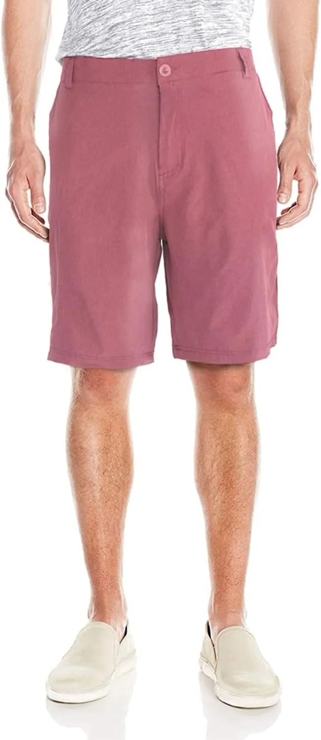 Men’s Hybrid Shorts Chino Golf Athletic Casual Quick Dry Walk Boardshort