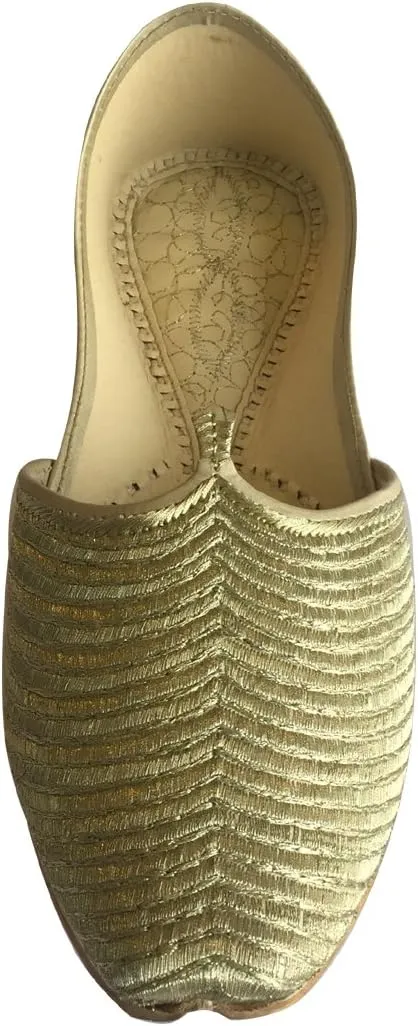 Men's Khussa Shoes Jutti Ethnic Sherwani Wedding Handmade Tribal Indian Shoes
