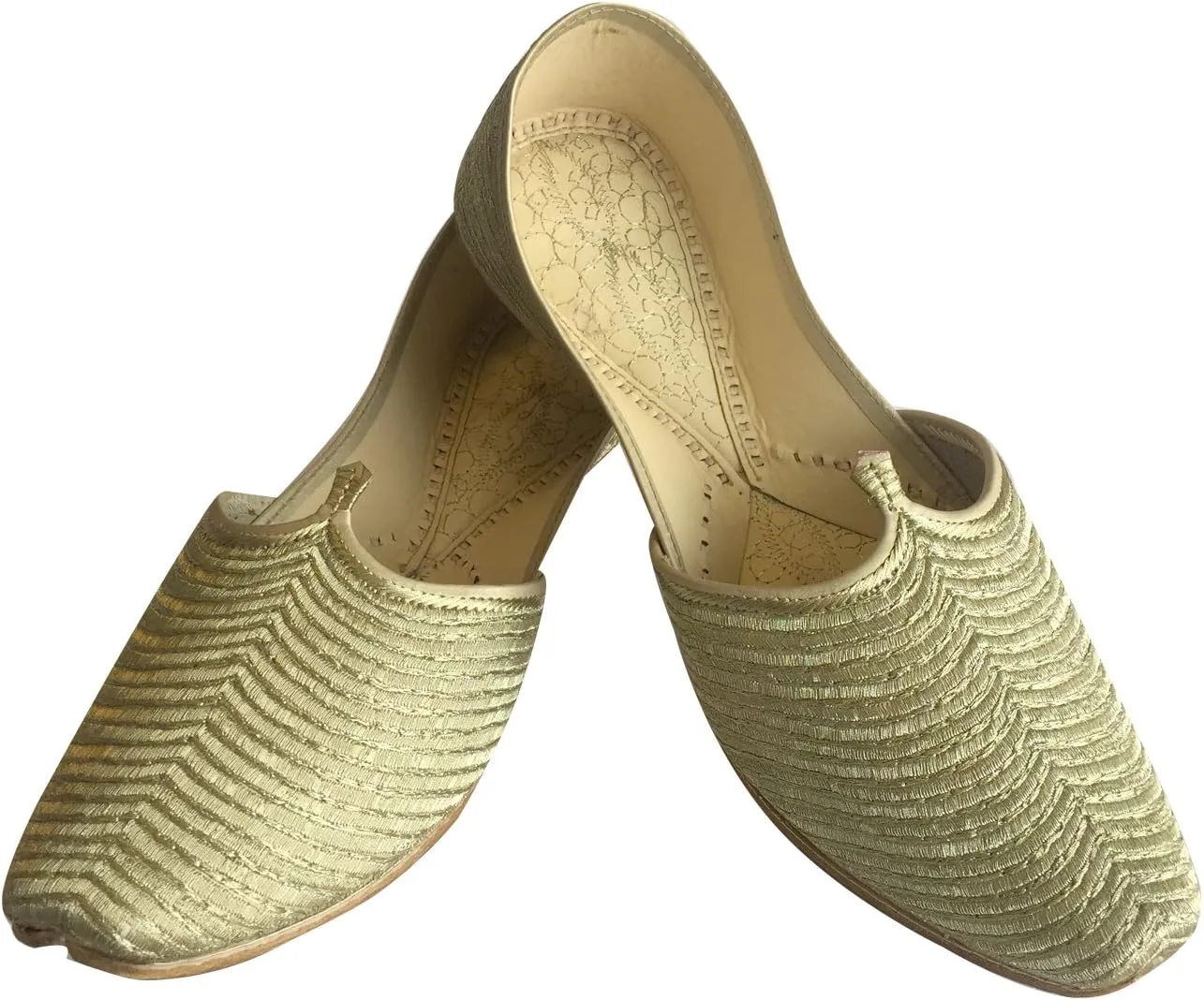 Men's Khussa Shoes Jutti Ethnic Sherwani Wedding Handmade Tribal Indian Shoes