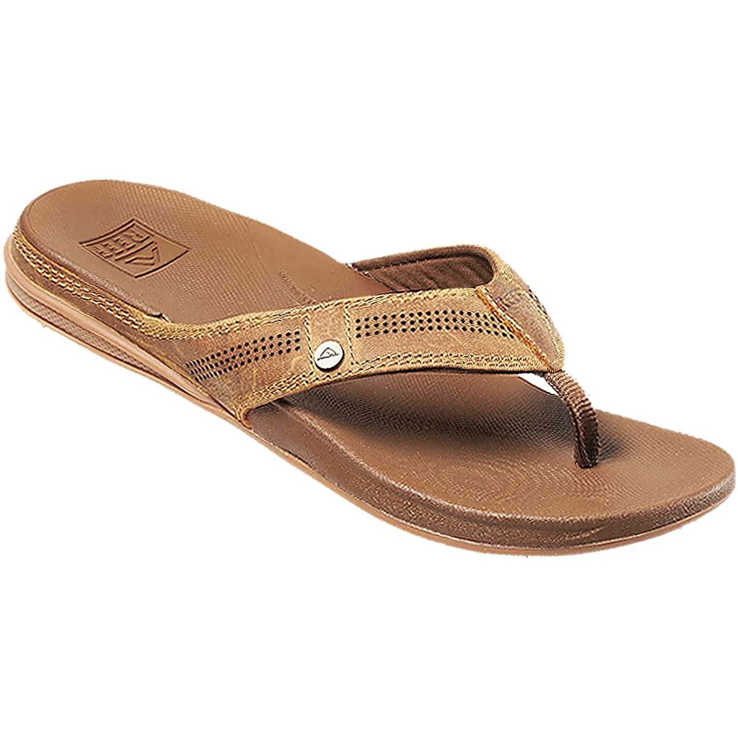 Men's Reef Cushion Lux Toffee Leather
