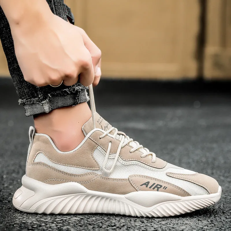 Men's Spring Low-Top Flat Shoes Breathable Lazy Shoes