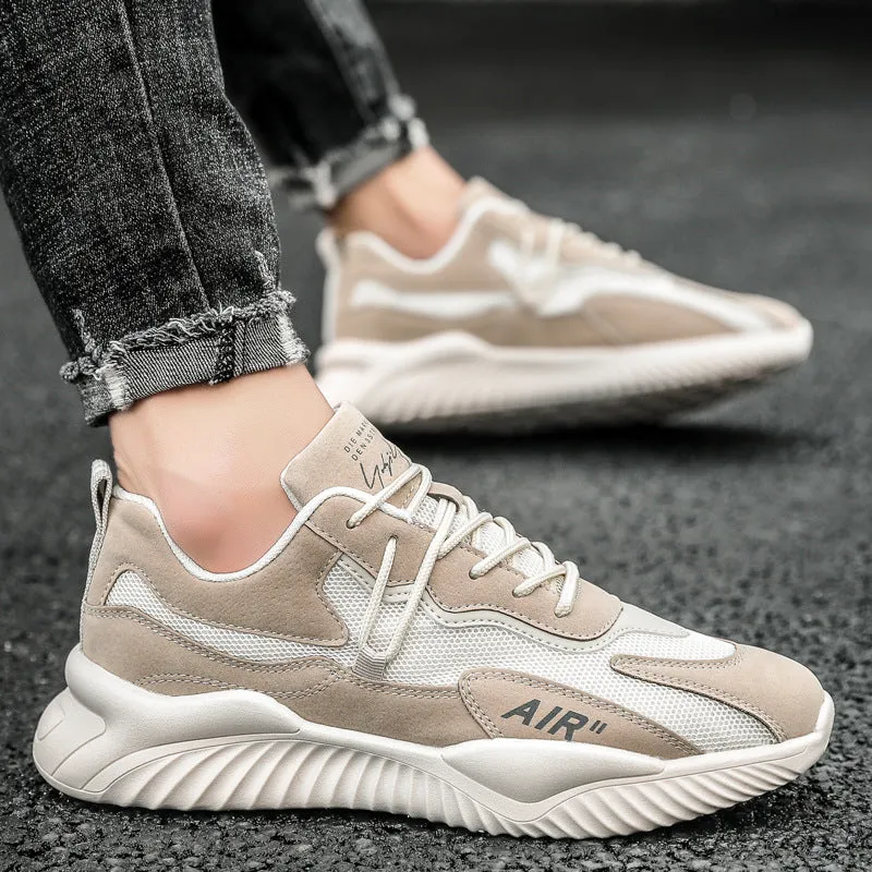 Men's Spring Low-Top Flat Shoes Breathable Lazy Shoes