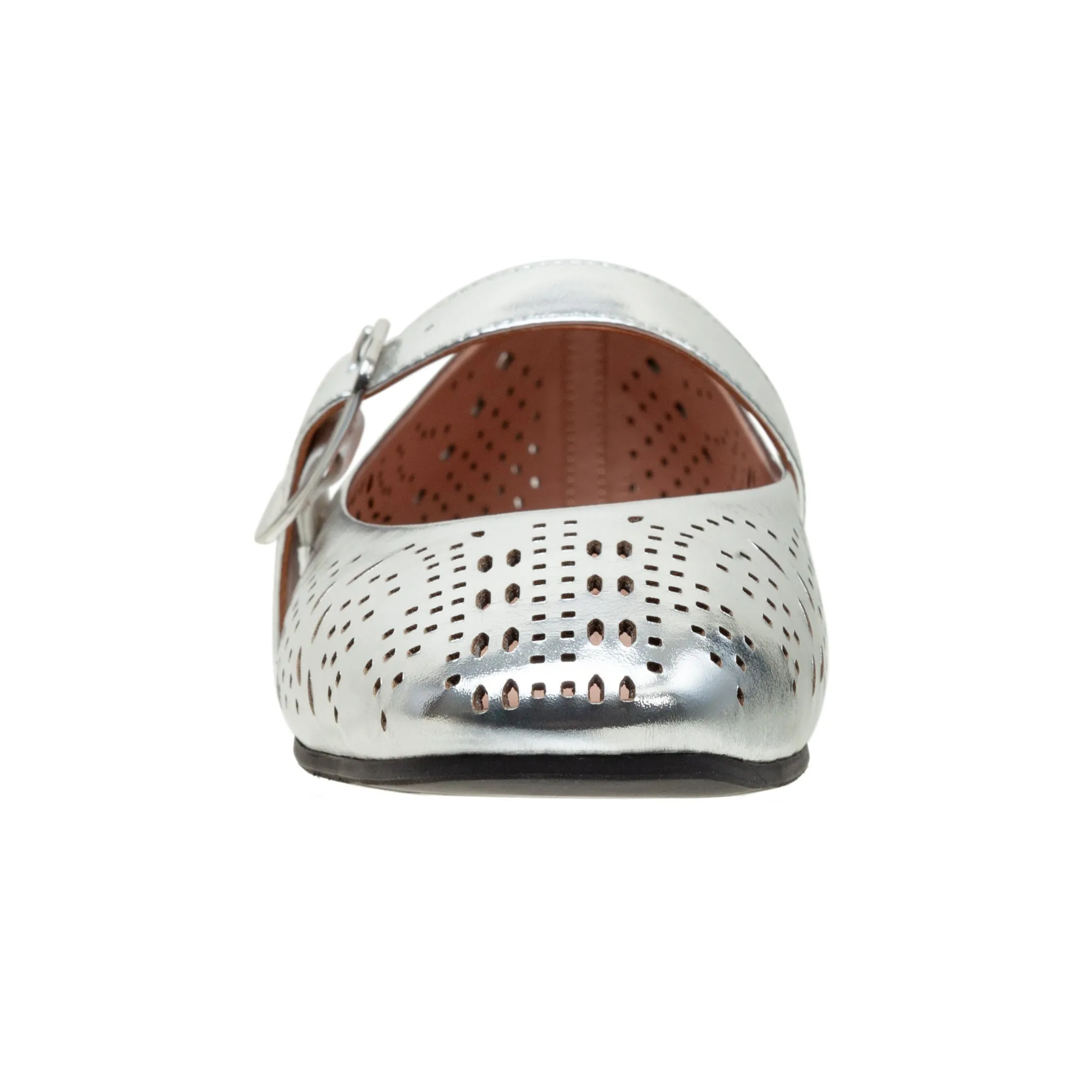 MILLER | Laser Cut Leather Mary Jane Flats