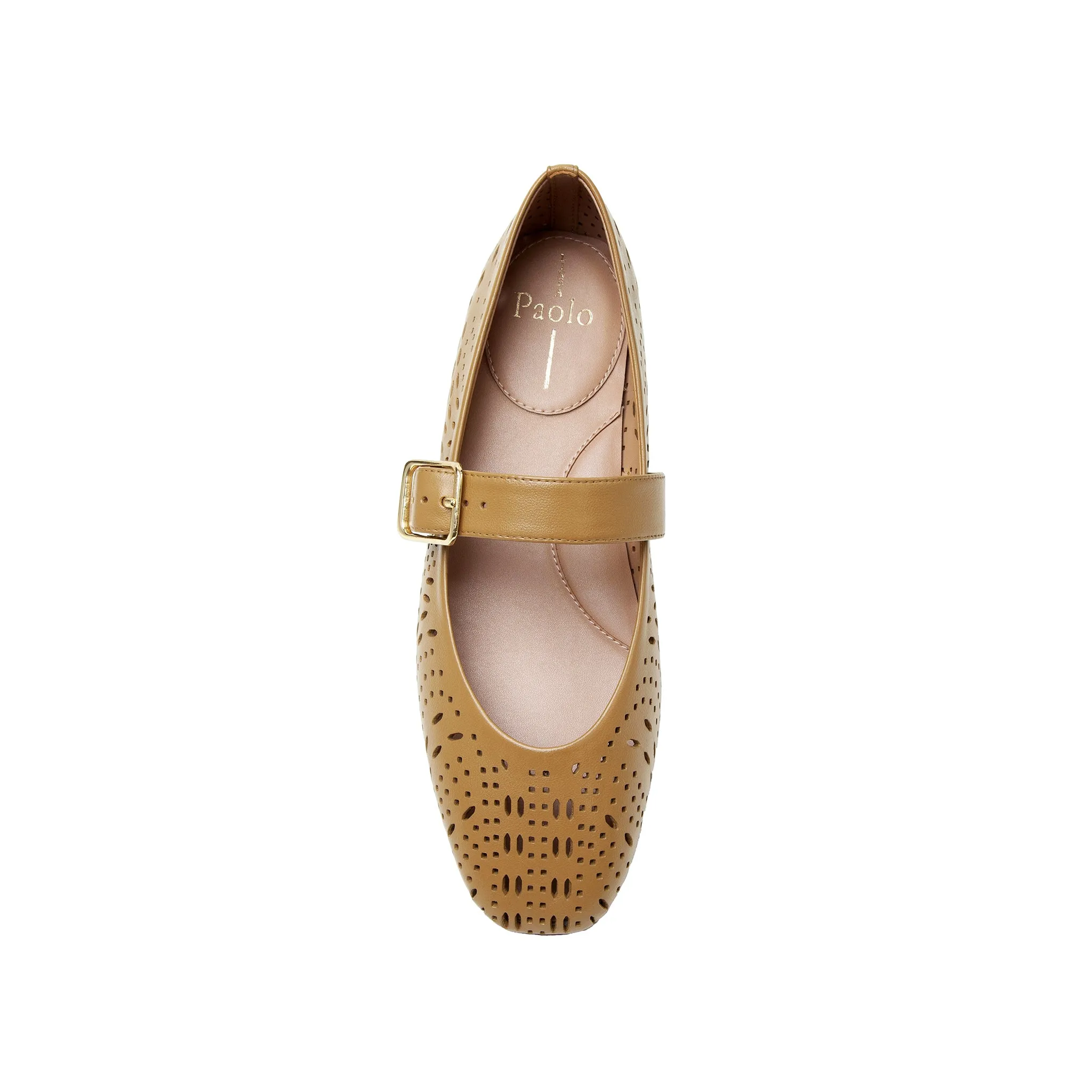 MILLER | Laser Cut Leather Mary Jane Flats