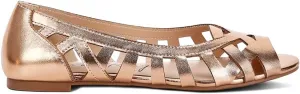 Moira Woven Peep Toe Flats