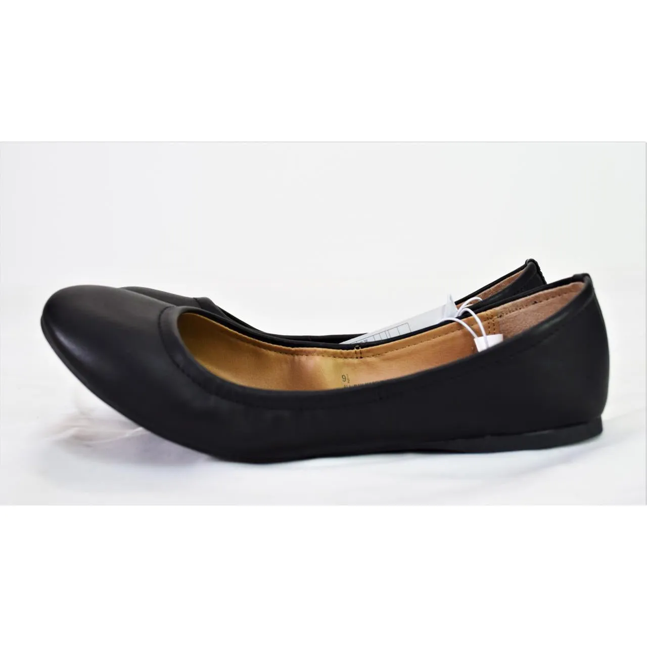 Mossimo Women's Ona Scrunch Ballet Flats Black 9.5