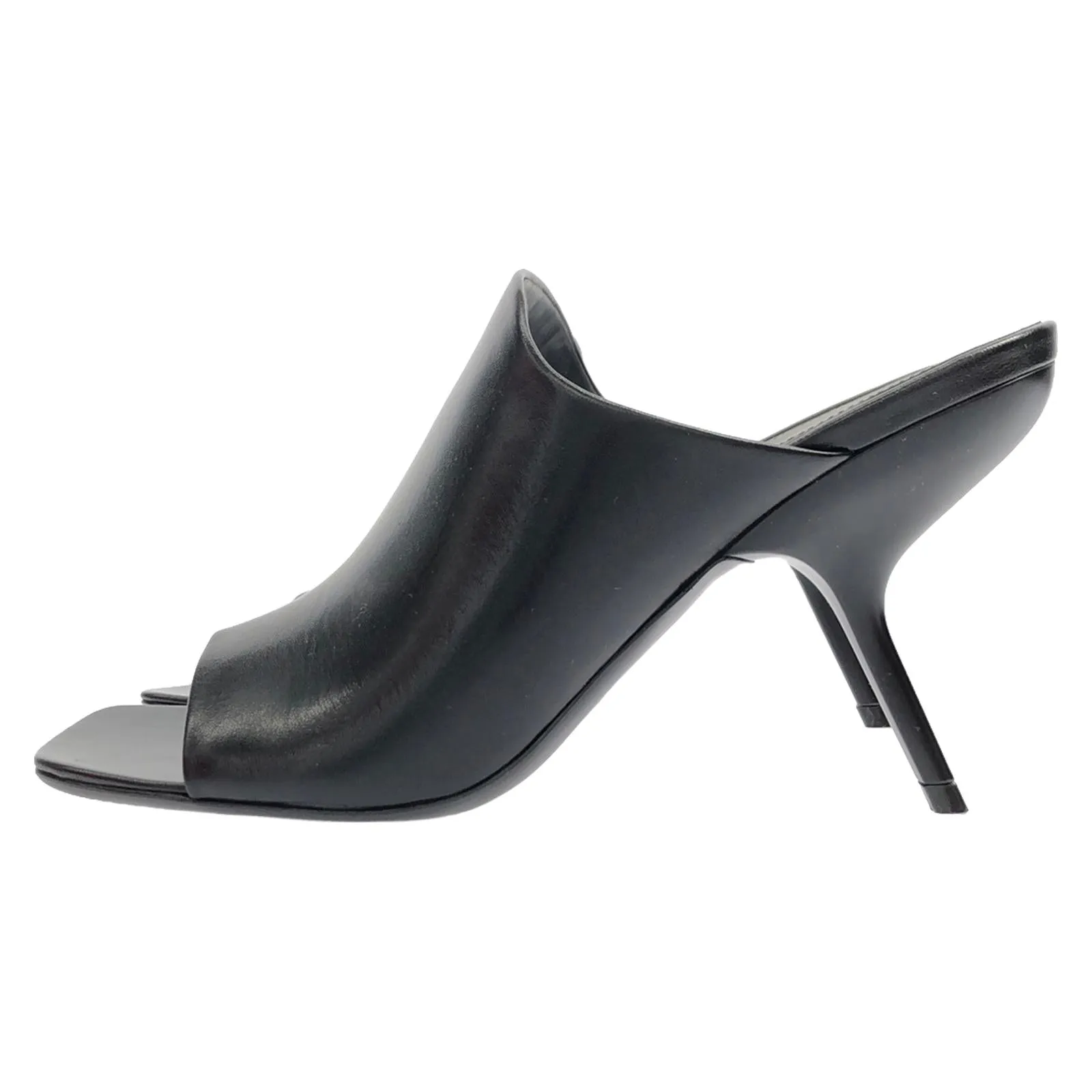 Mule Sandals Leather Black