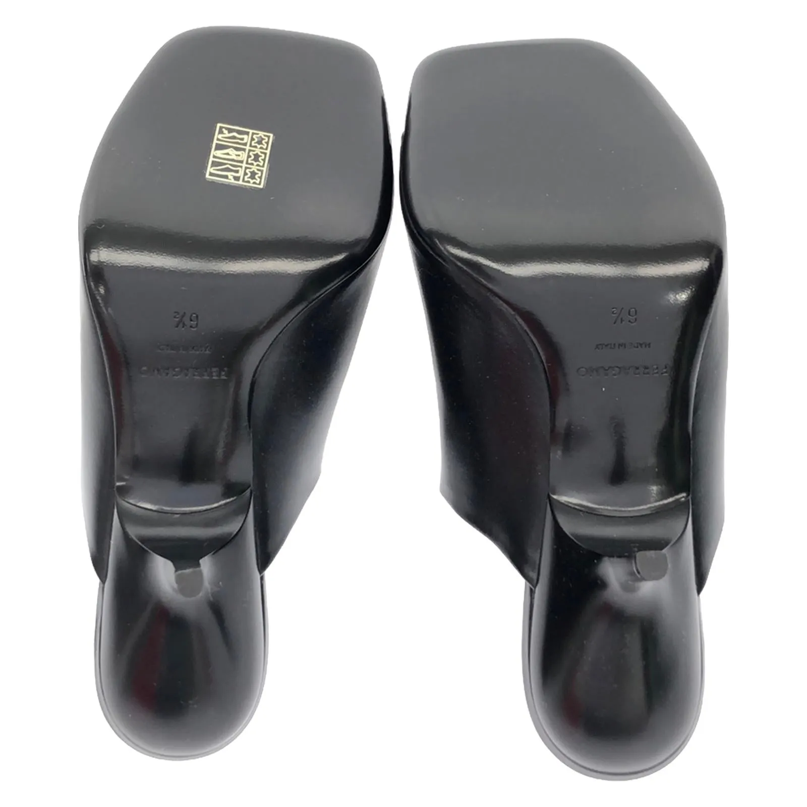 Mule Sandals Leather Black