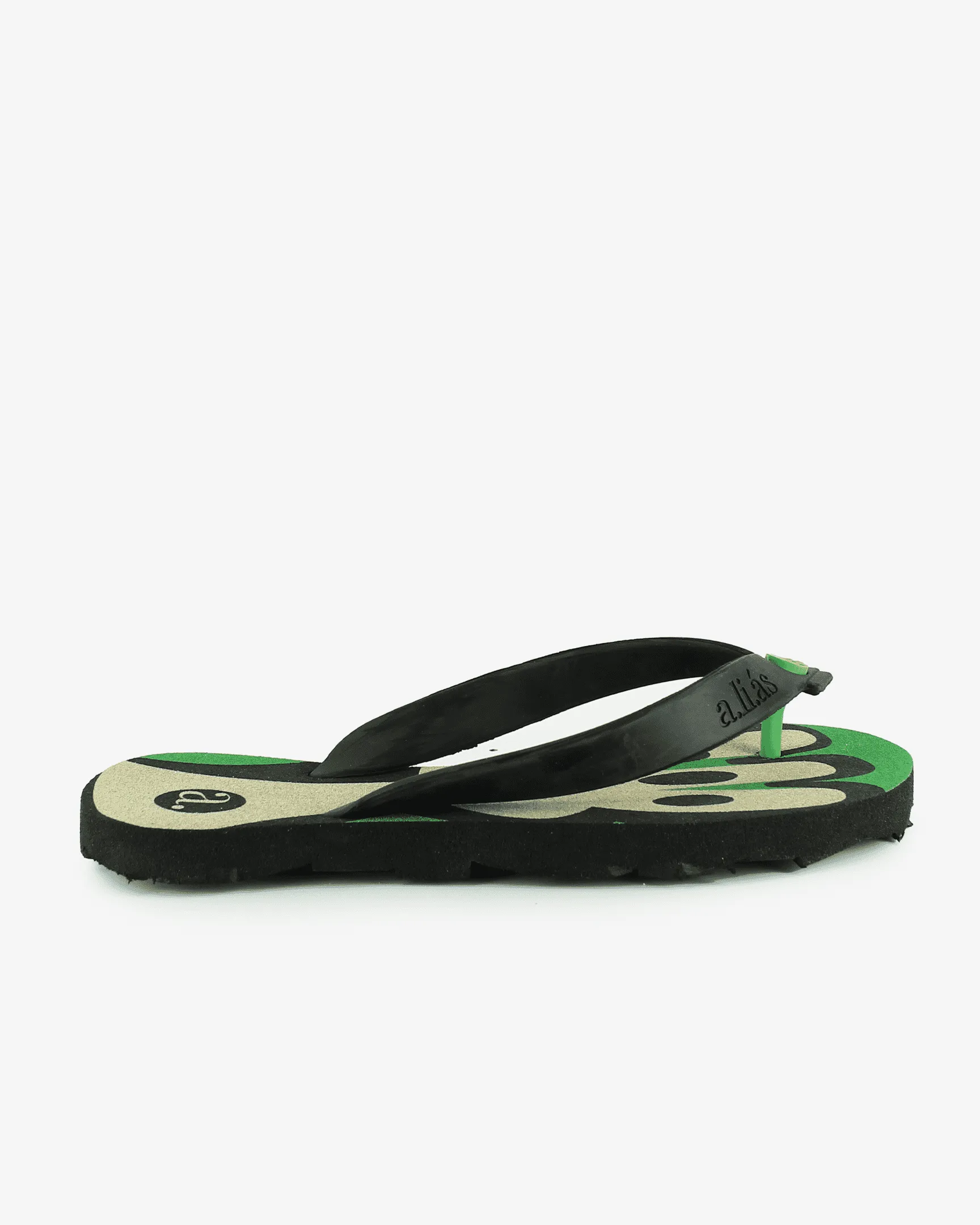 Nalu Rubber Flip Flops | Black