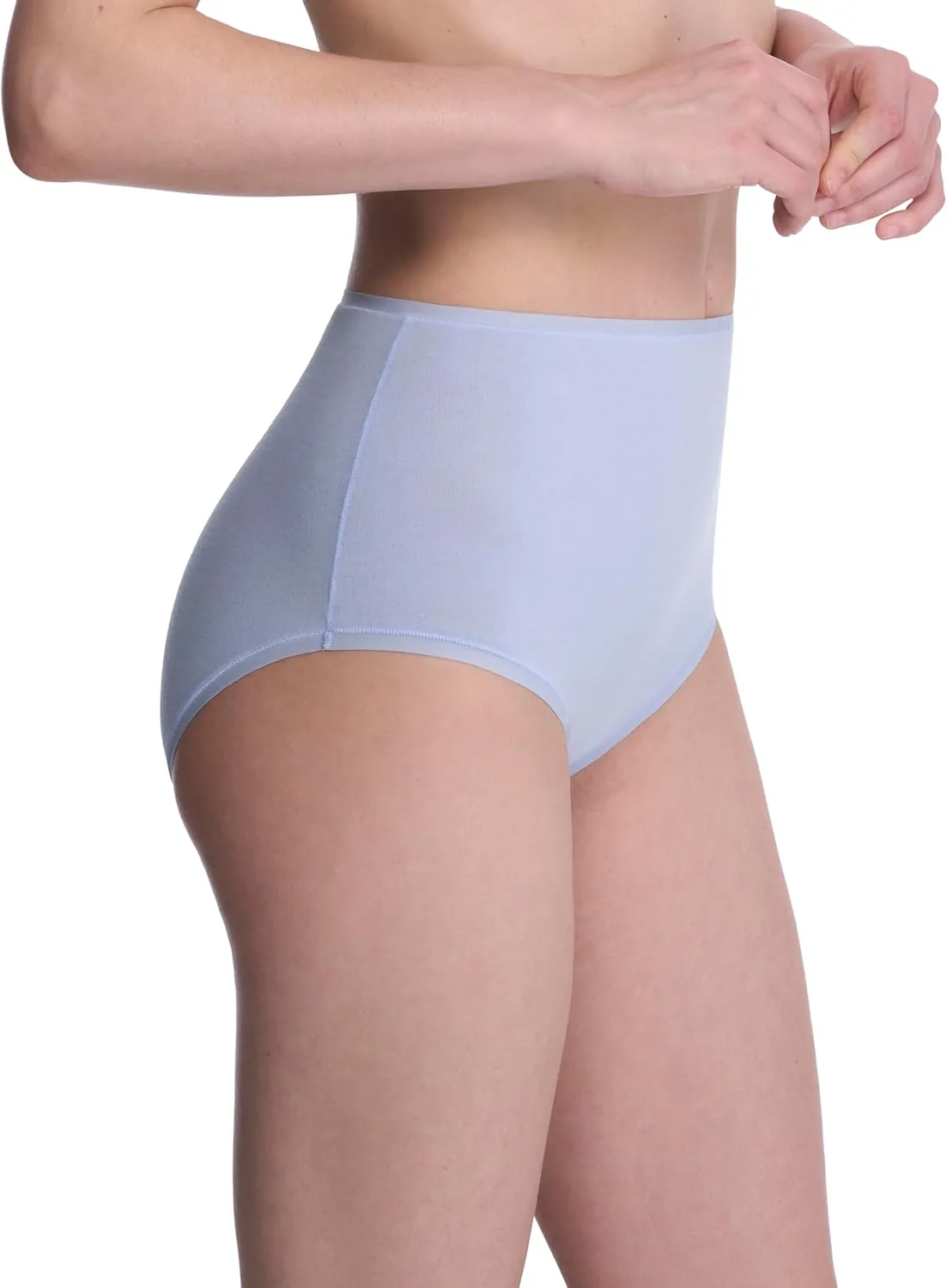 Natori Women's Bliss Bare Cotton High Waist Brief