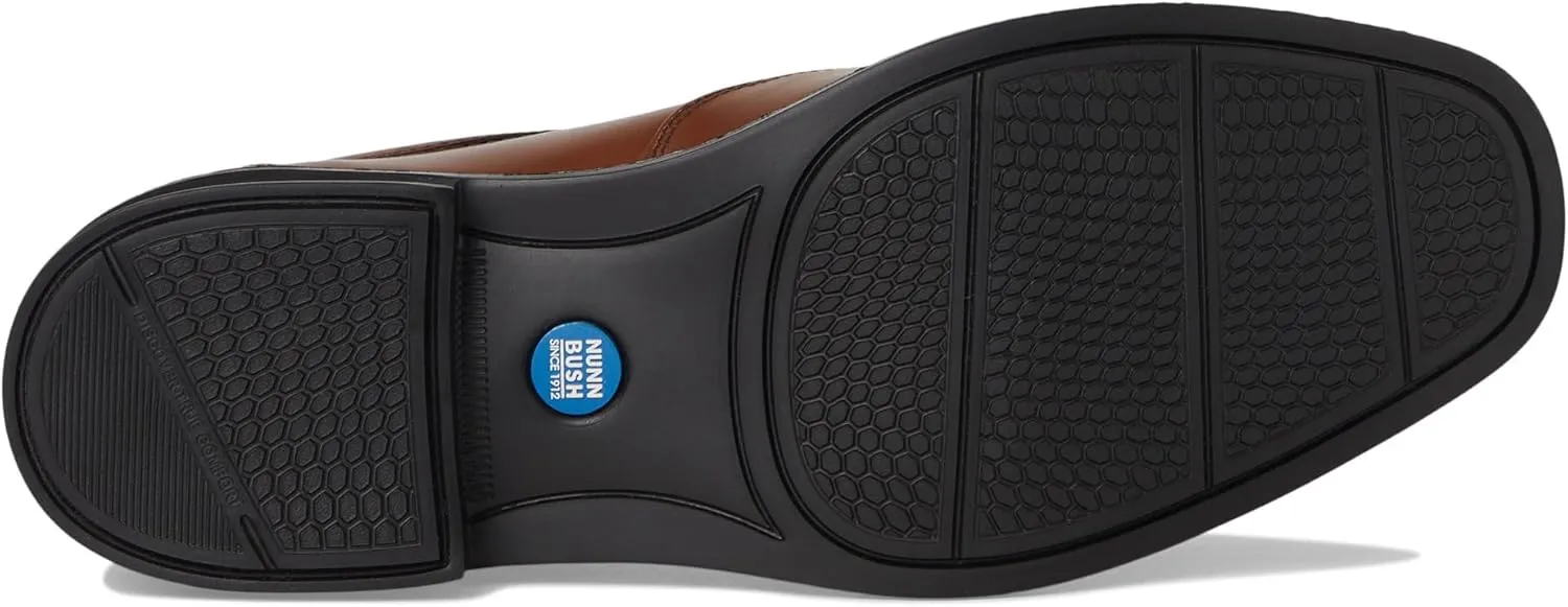 Nunn Bush Men's Stark Moccasin Toe Slip-on Leather Dress Casual Business Formal Loafer
