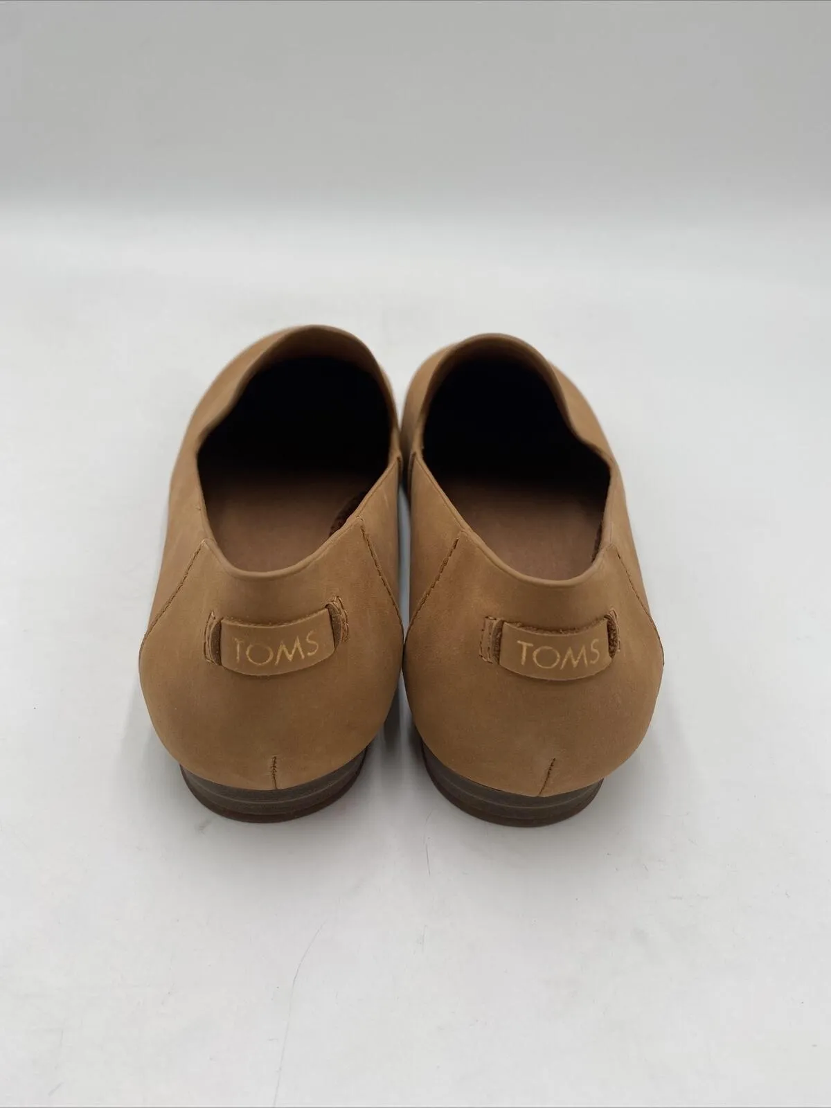 NWB TOMS Darcy Flat Loafer in Natural Brown Size 6