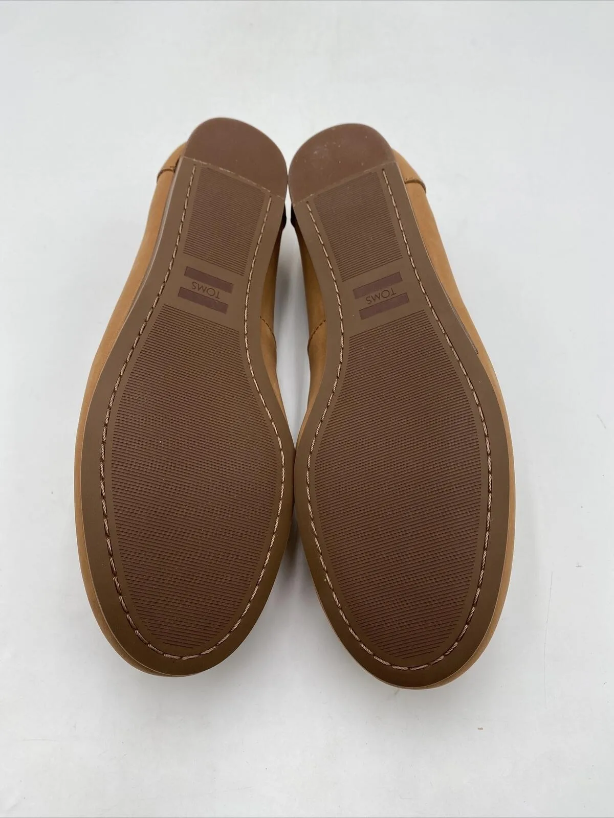 NWB TOMS Darcy Flat Loafer in Natural Brown Size 6