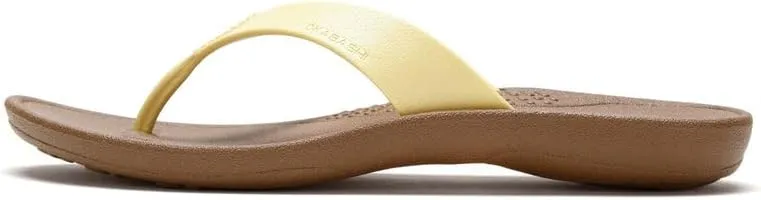 OKABASHI Women's Breeze Flip Flop | Contoured Footbed w/Arch Support for All-Day Comfort | Slip-Resistant & Waterproof | Sustainably Made in The USA