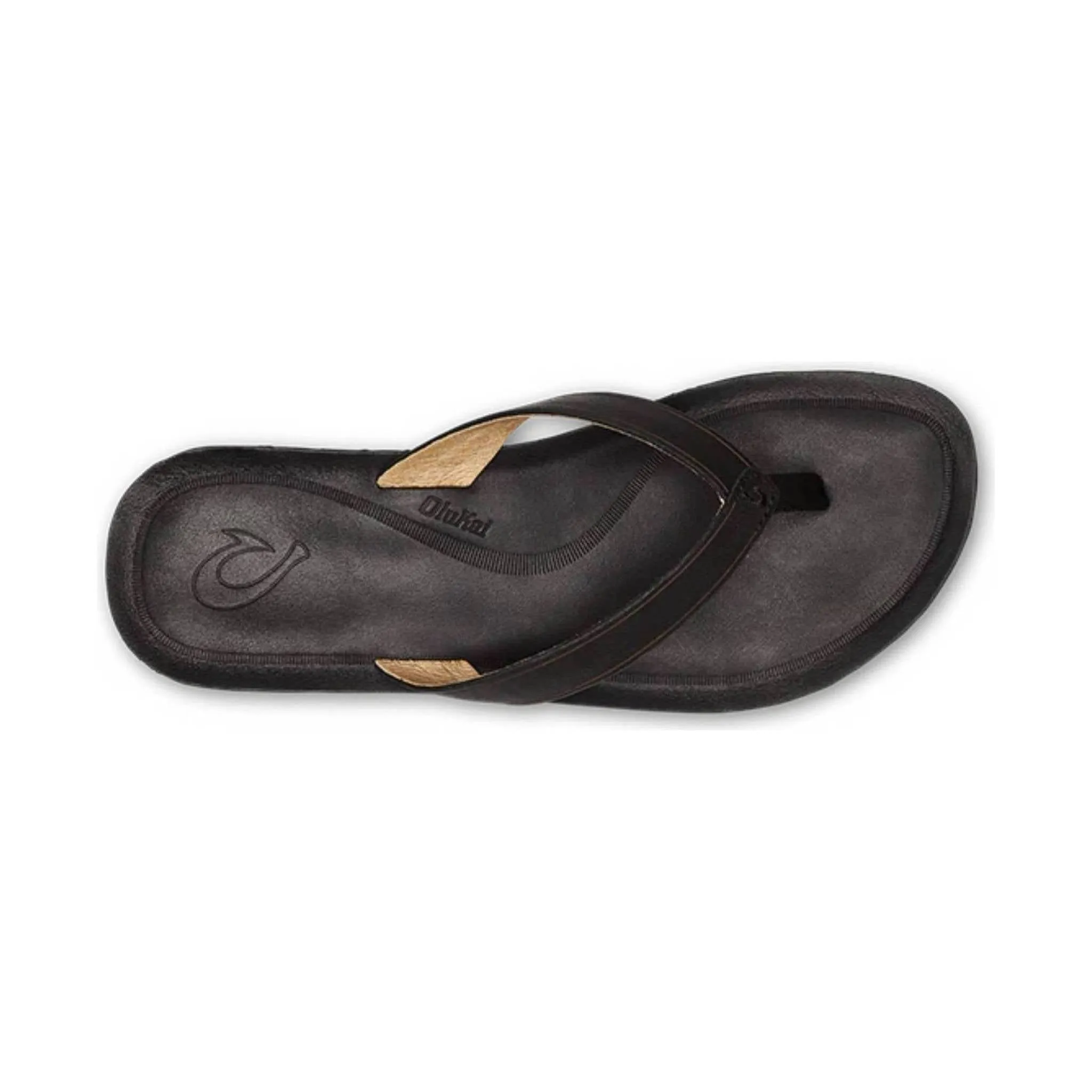 Olukai Women's Malae Wedge Flip Flop - Black