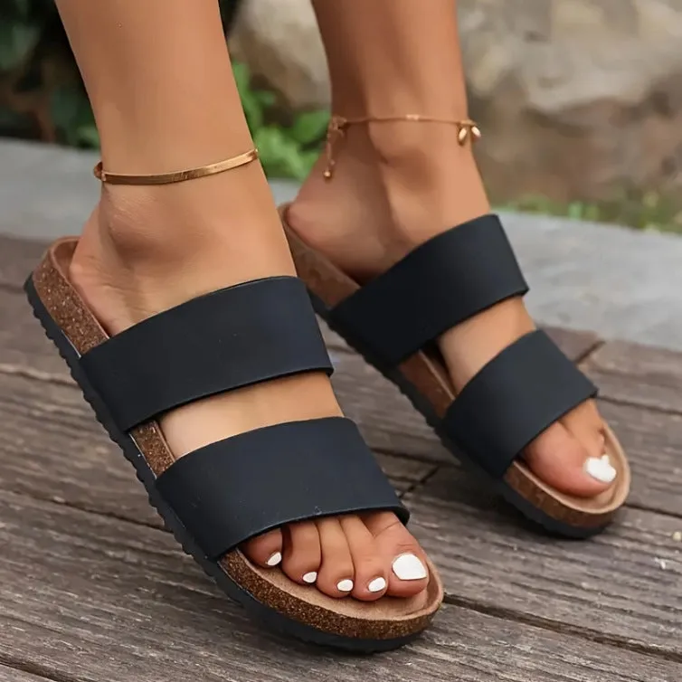 Open Toe Beach Flat Sandals