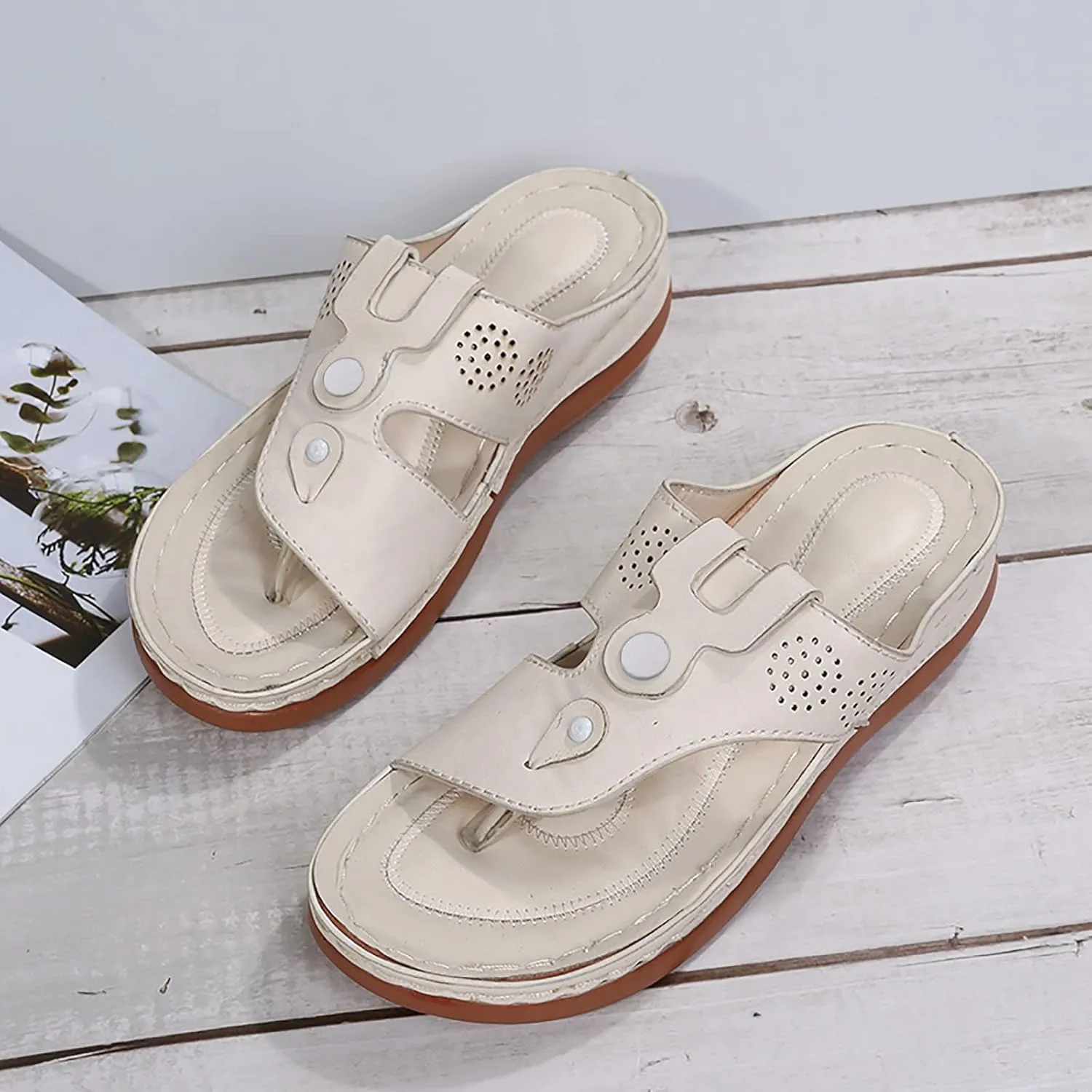 Orthopedic Sandals for Men Leather Orthopedic Womans Leather Flip Flops Comfy Pregnancy Sandals Orthopedic Womens Heeled Sandals Summer Full Womens Flip Flops Summer Comfortable Walking Thong Sandals