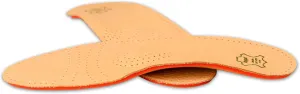 Orthotic Orthopedic Shoe Insoles Inserts with Arch Support Made of Premium Leather and Memory Foam, Kaps Relax Shock Absorber Pecari (38 EUR / 7 US/Women)