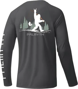Palmyth Fishing Shirts for Men Long Sleeve UPF 50  Sun Protection UV T Shirt Tee