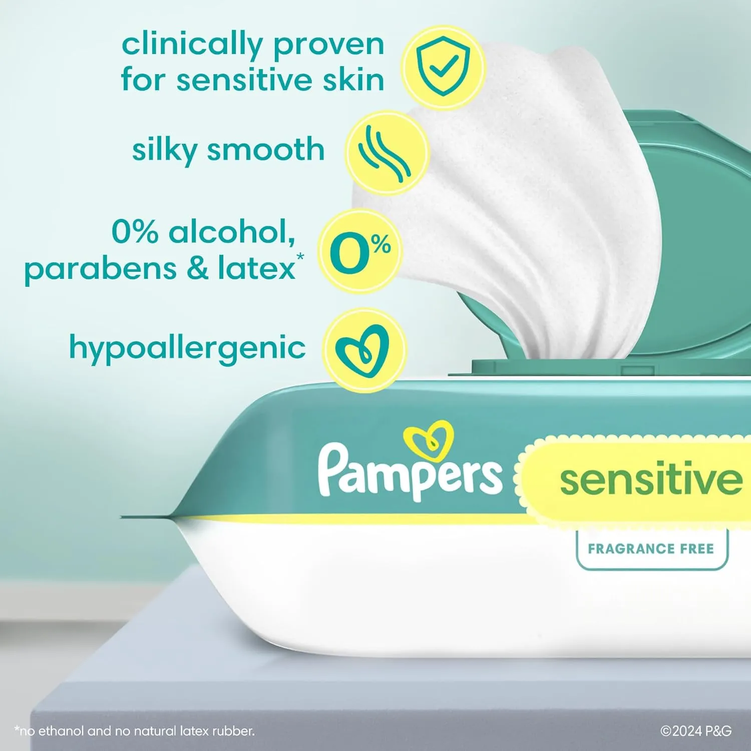 Pampers Easy Ups Pull On Training Pants My Little Pony, 5T-6T, 844 Count with Sensitive Water Based Baby Wipes 12 Flip-Top Packs (1008 Wipes Total)