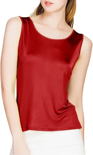 Paradise Silk 100% Silk Knit Women's Sleeveless Tank Top