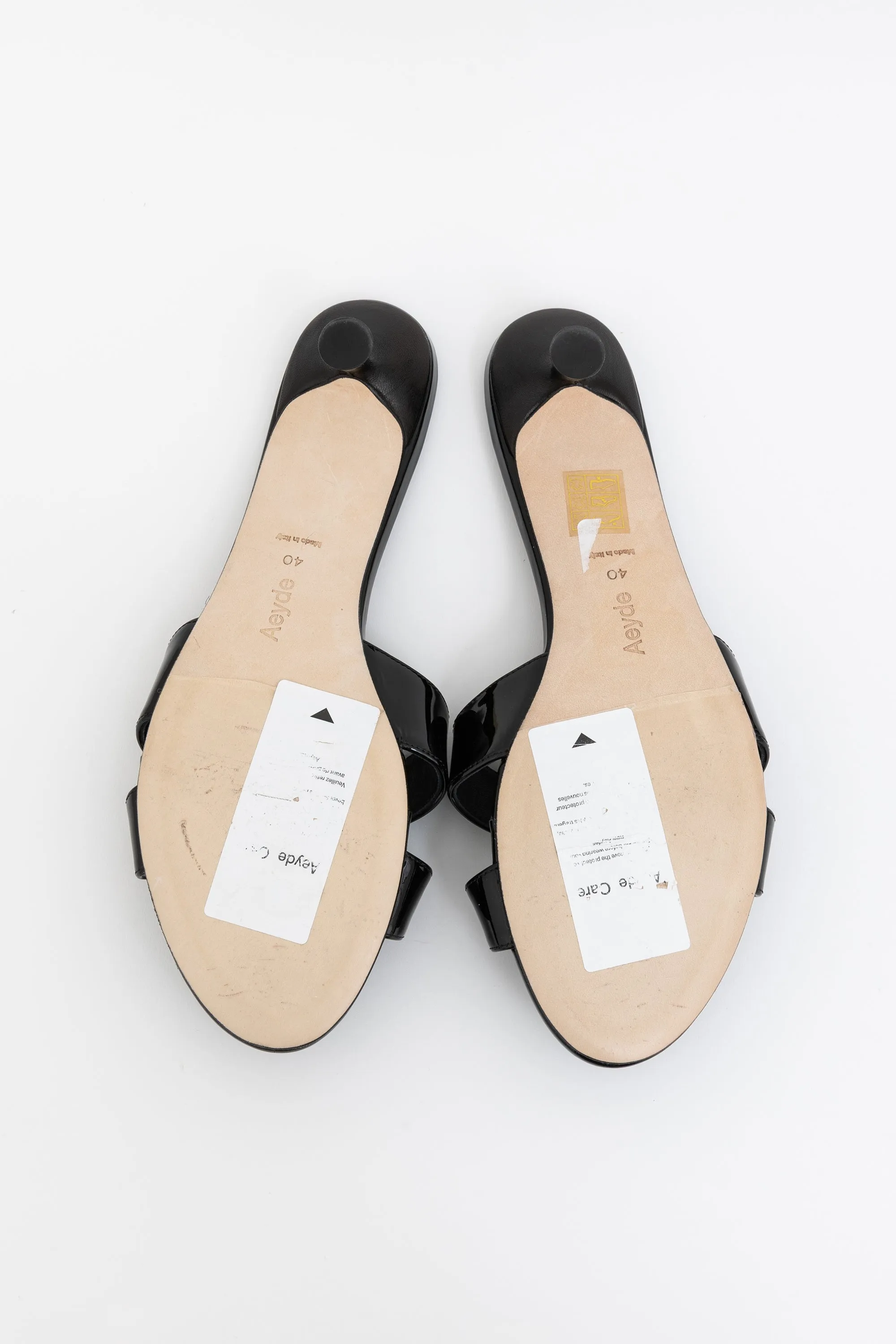 Patent Leather Mule