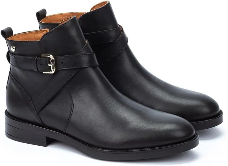 PIKOLINOS Flat Ankle Boots Leather Puertollano for Woman