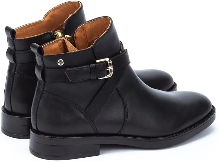 PIKOLINOS Flat Ankle Boots Leather Puertollano for Woman