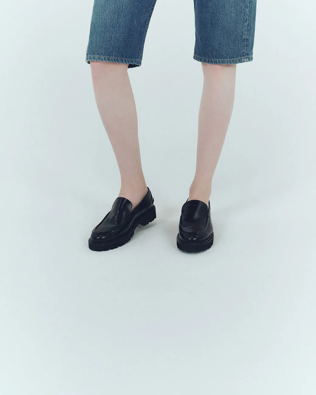 PLAIN LOAFERS BLACK