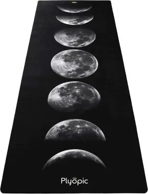 Plyopic. All In One Yoga Mat | Luxury Sweat-Grip Mat/Towel Combo | Ideal for Yoga, Hot Yoga, Bikram, Pilates, Workout & Exercise | Eco-Friendly Natural Rubber