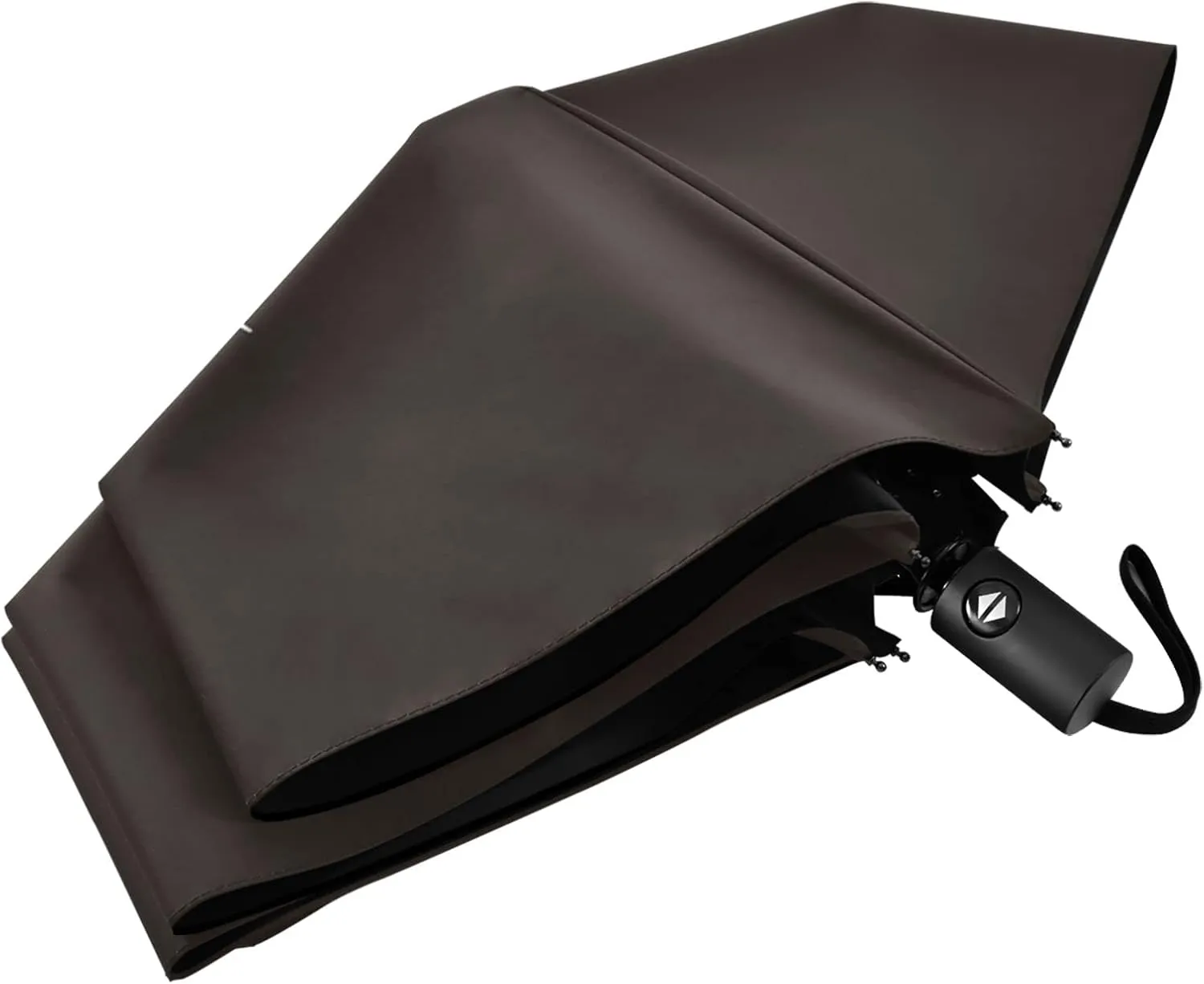 Poeticcity Automatic Folding Umbrella, Auto Open/Close Anti-UV 3 Folds Parasol, Compact Windproof Strong Umbrellas for Travel Sun & Rain